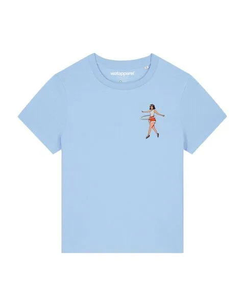 watapparel watapparel T-Shirt Frauen Hula Hoop, Blue soul, – Produktbild 1 von 3