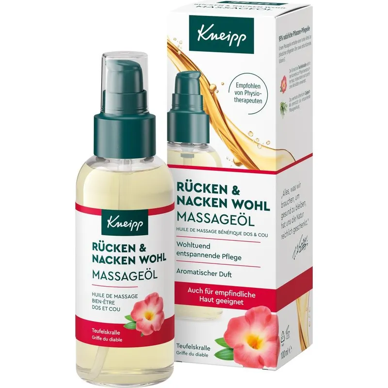 Kneipp Kneipp RÜCKEN & NACKEN WOHL MASSAGEÖL 100 ml Öl – Produktbild 1 von 1