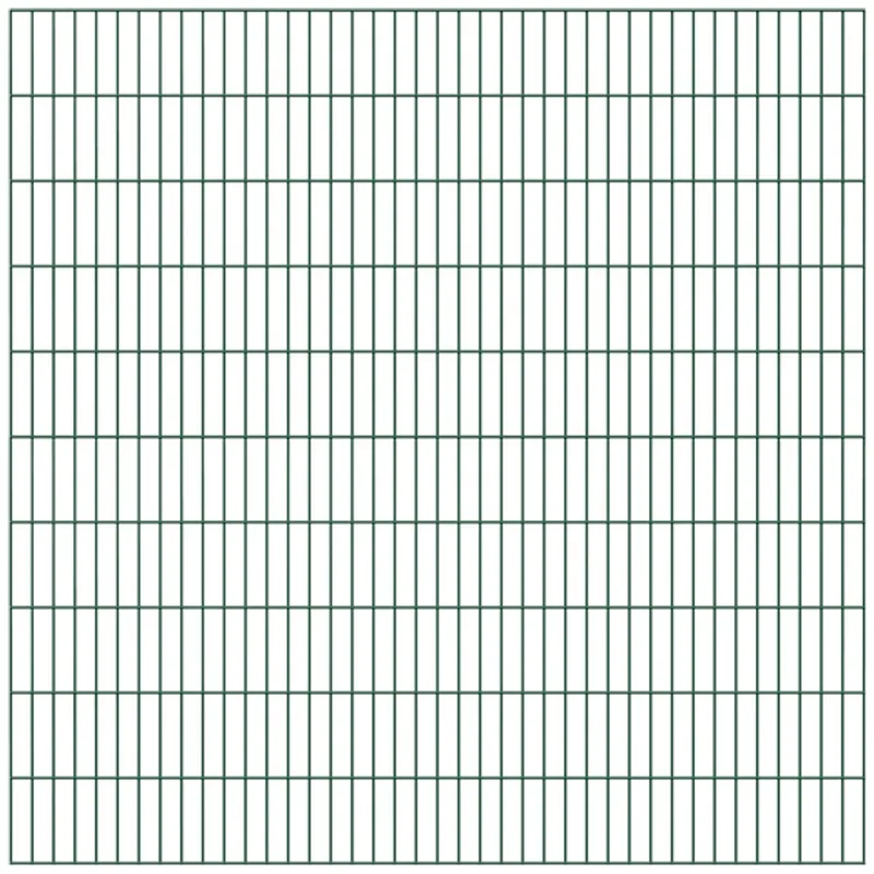 Alberts ALBERTS Doppelstab-Gittermatte, verz.grün, BxH2000x2000mm, Draht-Ø6/5/6, Masche50x200mm – Produktbild 1 von 1