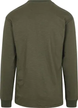 Scotch and Soda Scotch and Soda Longsleeve Henley T-Shirt Olive – Produktbild 1 von 1