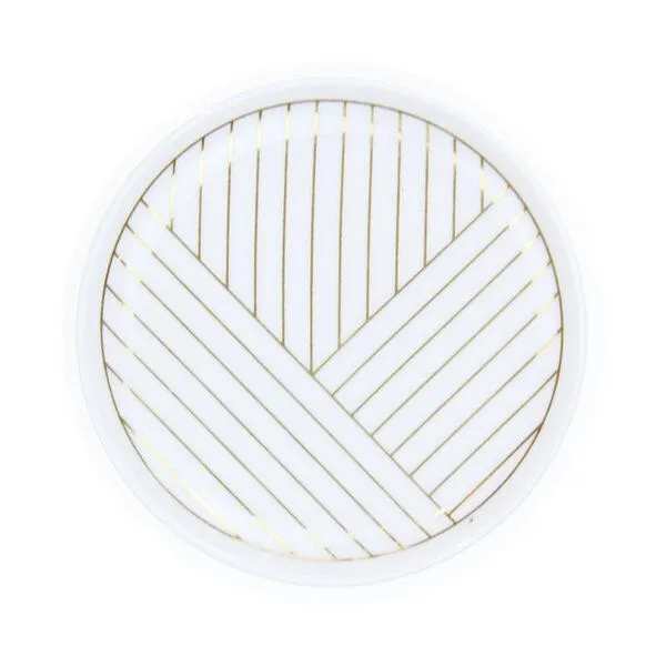 lille mus lille mus Schmucktellerchen mit geometrischem Muster – Produktbild 1 von 8
