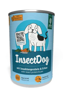 Green Petfood InsectDog Nassfutter 400 g – Produktbild 1 von 1