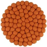 myfelt myfelt Filzkugel Topfuntersetzer (⌀ 20 cm), Orange (afra), – Produktbild 1 von 1