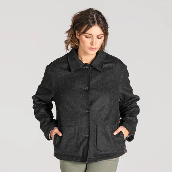 trueStory trueStory Damen Jacke - CAJSA, Anthracite (grau), – Produktbild 1 von 4