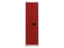 Bisley Bisley Flügeltürensch. "UNIVERSAL" 5 OH, Breite 60 cm lichtgrau/kardinalrot – Produktbild 1 von 1