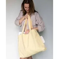 TINTOK TINTOK Rima Canvas Tasche 100 % Bio-Baumwolle GOTS-zertifiziert, Pastel yellow, – Produktbild 1 von 1