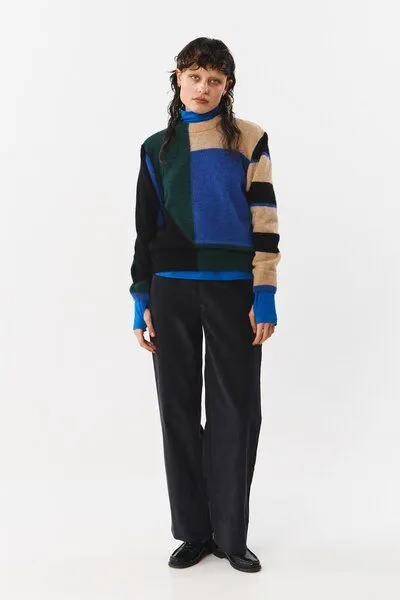 Suite 13 Lab Suite 13 Lab Babol, gemusterter Woll-Pullover – Produktbild 3 von 3