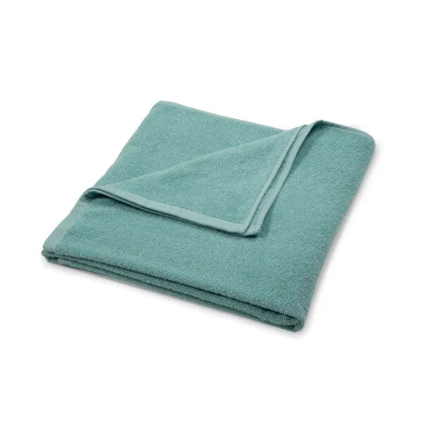 Living Crafts Living Crafts Badetuch - BARI, Aqua haze (petrol), – Produktbild 3 von 3