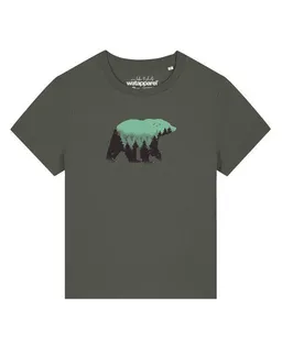 watapparel watapparel T-Shirt Frauen Waldbär – Produktbild 1 von 1