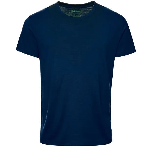 Kaipara - Merino Sportswear Kaipara - Merino Sportswear Merino kurzarm Unterhemd Herren Regularfit 200, Blau, – Produktbild 1 von 2