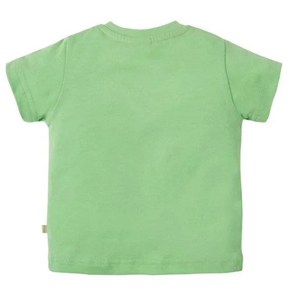 Frugi Frugi T-Shirt mit Schaf in grün – Produktbild 3 von 3
