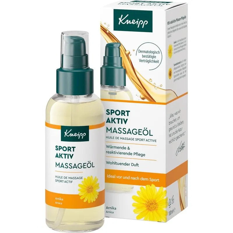 Kneipp Kneipp SPORT AKTIV MASSAGEÖL 100 ml Öl – Produktbild 1 von 1