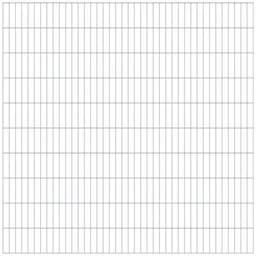 Alberts ALBERTS Doppelstab-Gittermatte, feuerverzinkt, BxH2000x2000mm, Draht-Ø6/5/6, Masche50x200mm – Produktbild 1 von 1
