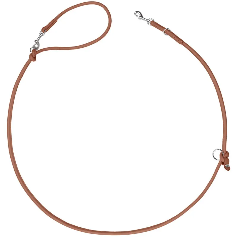 Dog Sport Dog Sport HUNTER verstellbare Hundeführleine soho round mini cognac 6 mm, Cognac, – Produktbild 1 von 1