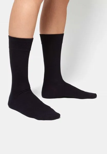 DillySocks DillySocks Socken „One Color Smooth“, Smooth night black, – Produktbild 1 von 4