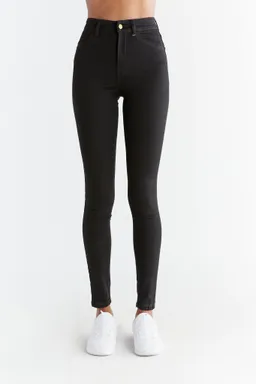 Evermind Evermind Damen vegan Jeans Stretch Skinny Fit Anthrazit – Produktbild 1 von 1