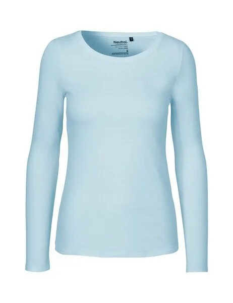 Neutral® - 3FREUNDE Neutral® - 3FREUNDE Frauen Longsleeve, Light blue, – Produktbild 1 von 4
