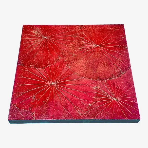 Der Lindwurm Der Lindwurm Lotuswandbild ca. 48x 48cm, Rot, – Produktbild 2 von 2