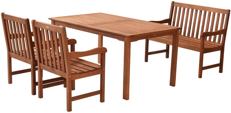 Merxx Merxx Garten-Essgruppe Santos, Braun, – Produktbild 2 von 5