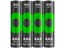 GP Battery 4er-Pack GP Battery Ready-to-use Akku 'ReCyko+ Pro' Micro AAA, 1,2V, 800 mAh – Produktbild 1 von 1