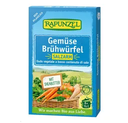 RAPUNZEL RAPUNZEL Brühe Gemüsebrühe - 8 Würfel salzarm – Produktbild 1 von 1
