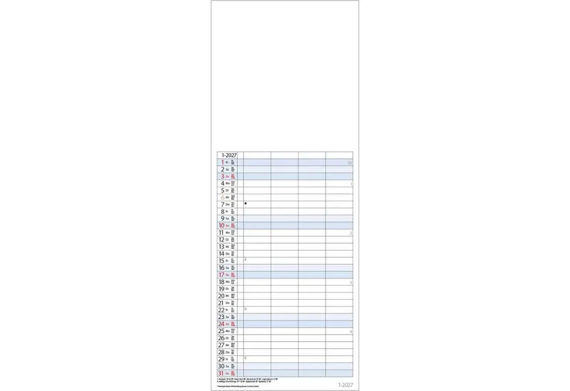 Korsch Verlag Wandkalender Foto-Malen-Basteln Familientimer 2027 – Produktbild 2 von 2