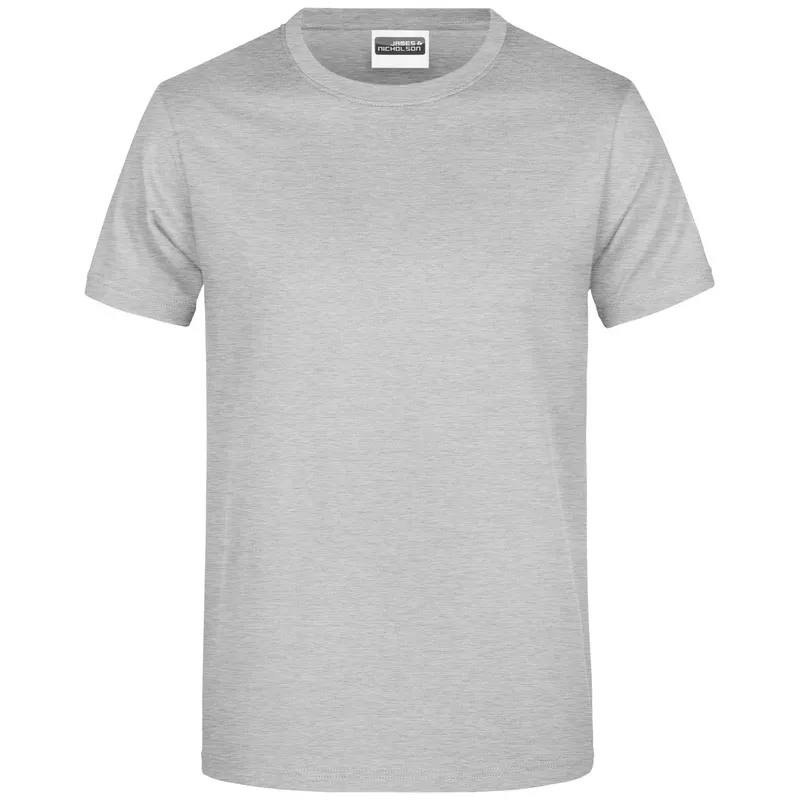 James & Nicholson James & Nicholson klassisches T-Shirt 180 JN790 Gr. L grey-heather – Produktbild 1 von 1