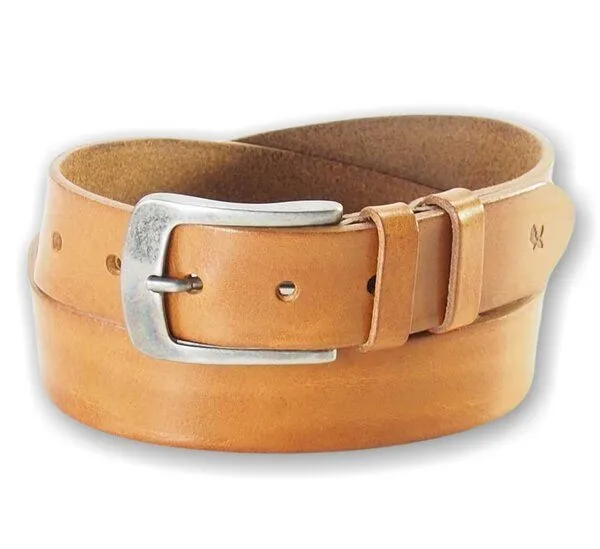 Greenbelts Greenbelts Herren Ledergürtel TYLER, Cognac, – Produktbild 1 von 4