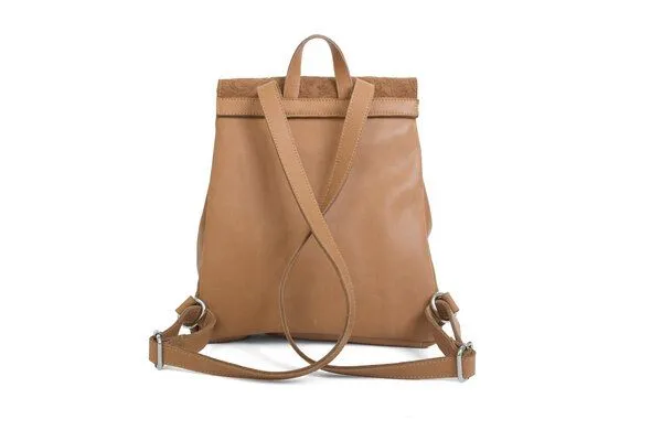 Ritagli di G Ritagli di G Damen Handgefertigter Rucksack Modell ELY Leder (mittelgroß) 100% Made in Italy – Produktbild 3 von 4