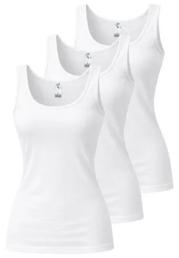 Haasis Bodywear Haasis Bodywear Damen CLASSIC Achselhemd, 3er Pack, Bio Baumwolle – Produktbild 1 von 1