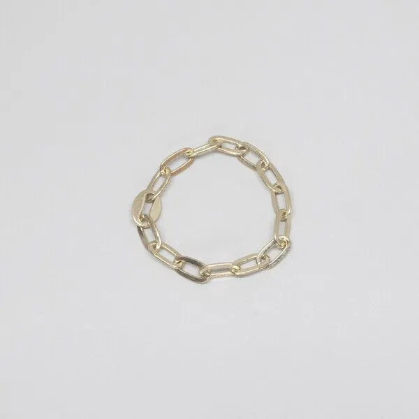 fejn jewelry fejn jewelry Ring `link chain`, Gold, – Produktbild 1 von 2
