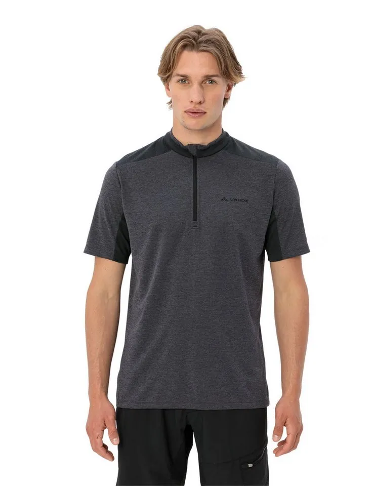 Vaude Vaude Radtrikot MEN'S TAMARO HZ SHIRT IV für Radfahren, für Erwachsene, atmungsaktiv, leicht, Schwarz, – Produktbild 1 von 5