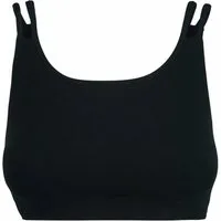 nice to meet me nice to meet me Damen vegan Sport-Bh Breathe Schwarz, Schwarz, – Produktbild 1 von 1