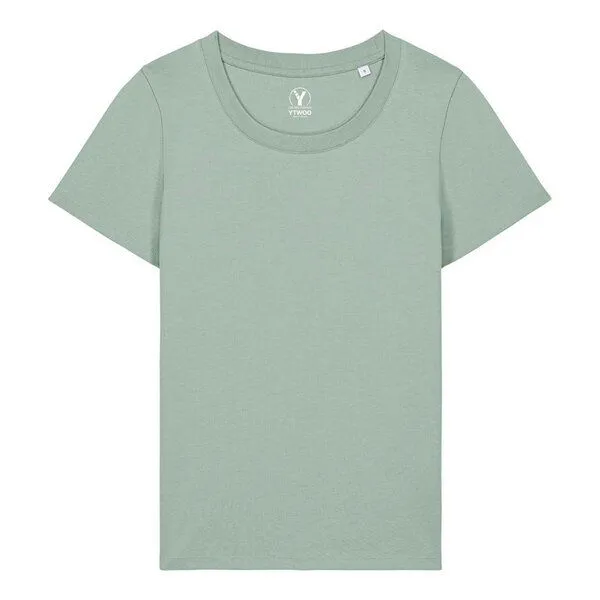 YTWOO YTWOO Mid-Light Damen T-Shirt Slim Fit, Aloe, – Produktbild 1 von 3