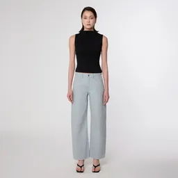 DAWN ASH Barrel Leg Minimal Stretch - Classic - PIW - Non Stretch - Recycled Blue - Womenswear - Recycled Blue / 29 / 30 – Produktbild 1 von 1