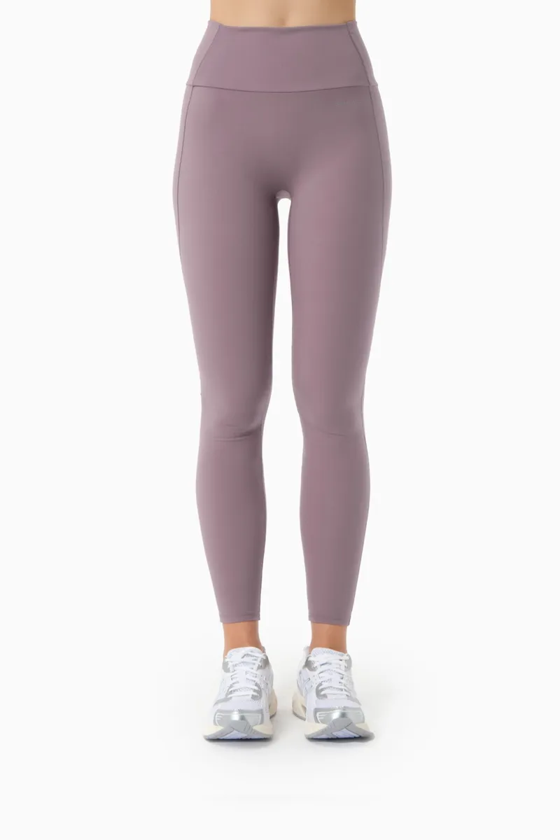 ORGANICATION ORGANICATION Damen vegan Leggings Hohe Taille Linnda Dirty Lilac, Lila, – Produktbild 2 von 2