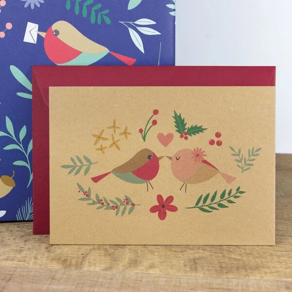 Bow & Hummingbird Bow & Hummingbird Postkarte Bird Love – Produktbild 2 von 6