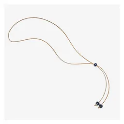 Kork-Deko Kork-Deko Kork-Halskette mit blauen Perlen – vegan, handgefertigt & nachhaltig, 45 cm – Produktbild 1 von 1