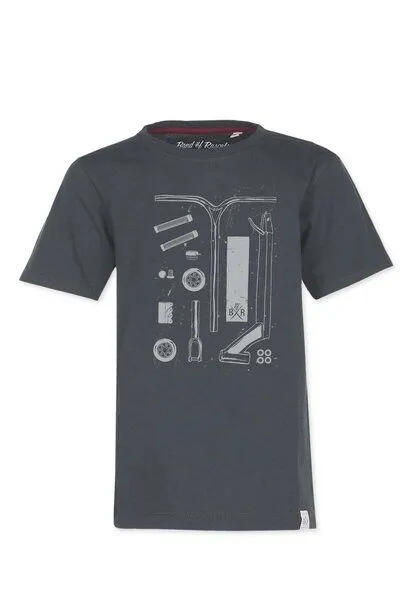 Band of Rascals Band of Rascals Scooter Parts T-Shirt, Dark-grey, – Produktbild 1 von 4