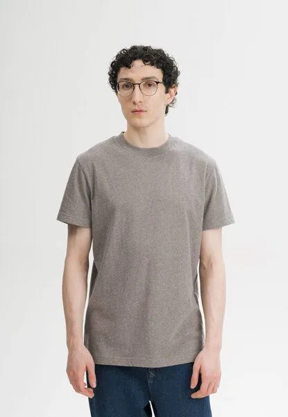 MELA MELA T-Shirt Style AVAN aus 100% Bio-Baumwolle, Bear melange, – Produktbild 1 von 4