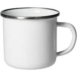 elasto elasto Emaille-Becher 'Cozy' aus Edelstahl - stylischer Retro-Kaffeebecher – Produktbild 1 von 1