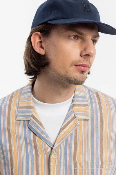 Rotholz Rotholz Bowling Shirt Leinen Mix, Gestreift, – Produktbild 2 von 4