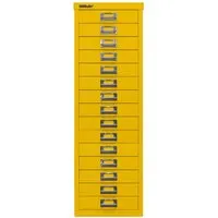 Bisley Schubladenschrank 15 Schübe, DIN A4 gelb – Produktbild 1 von 1