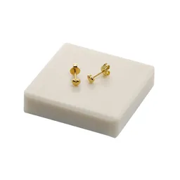 Design Letters Little Big Love Earstuds (set of 2 pcs) - Gold heart – Produktbild 1 von 1