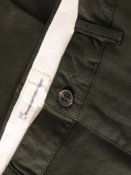 KnowledgeCotton Apparel KnowledgeCotton Apparel Canvas-Hose CHUCK, Forrest night, – Produktbild 3 von 3