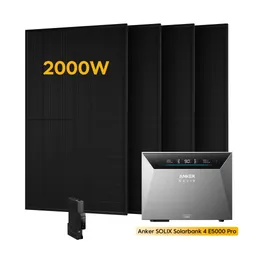 Anker Anker SOLIX Solarbank 4 E5000 Pro, mit 4 x 500 Bifaziale Solarmodule, by Powerness - 5kWh / Pre-Sale Special: Gratis Smart Meter Gen 2 / Selbstabholung – Produktbild 1 von 1