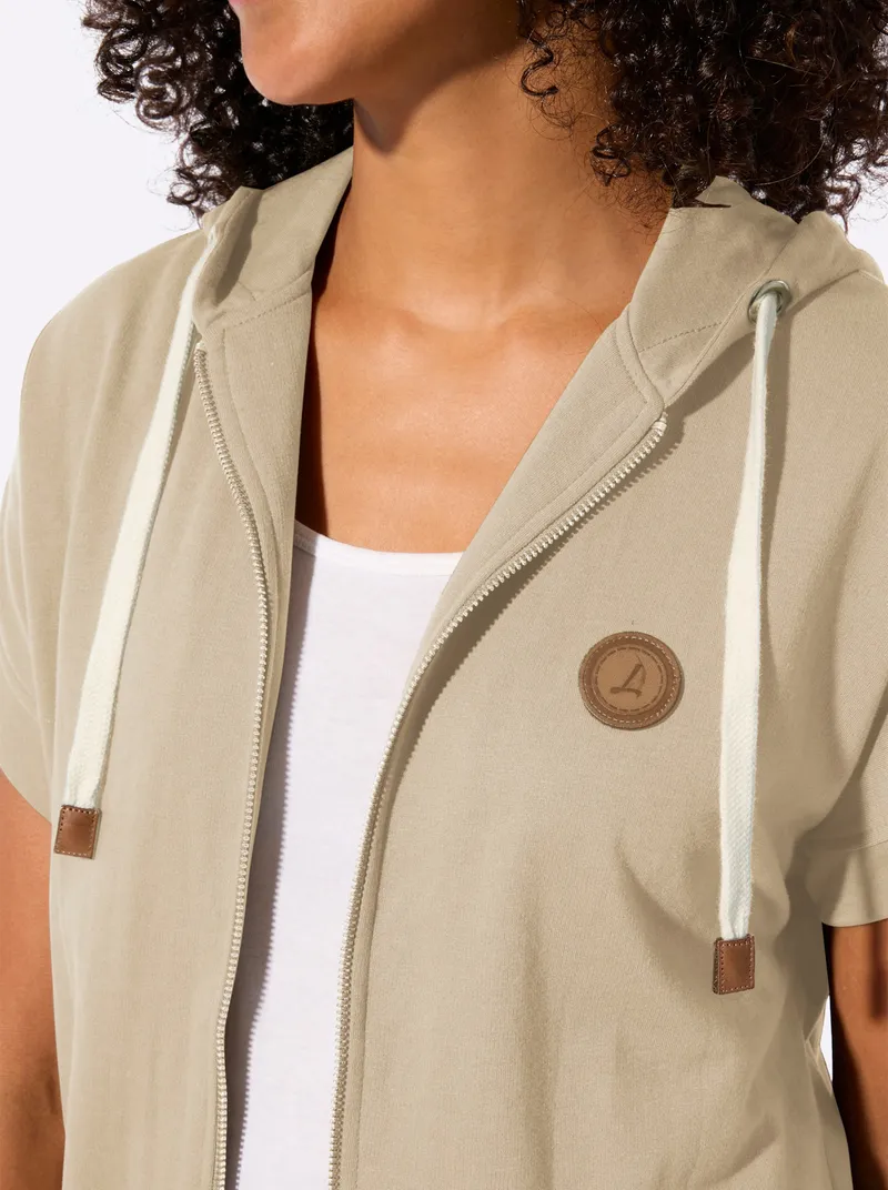 Witt Sweatjacke, Beige, – Produktbild 2 von 2