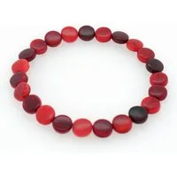 Mekhada Mekhada Tagua Armband DULCES, Rot, – Produktbild 1 von 1