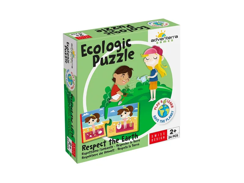 Adventerra Games Ecologic Puzzle Respektiere die Umwelt ab 2 Jahre – Produktbild 1 von 2