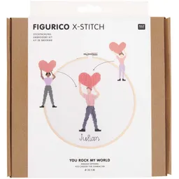 Rico Design Rico Design Figurico Stickpackung You Rock My World 20cm – Produktbild 1 von 1